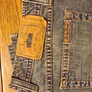 Lucky Brand vintage wonder pintuck crop size 29